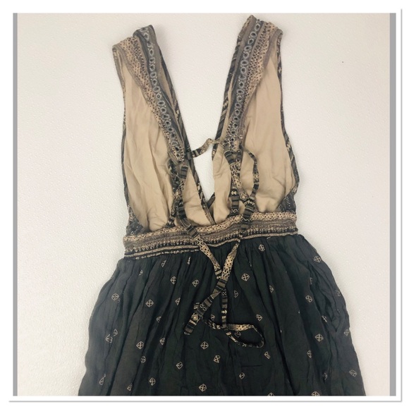 ❌SOLD❌ Free People Boho Wide Leg Jumpsuit Romper - Picture 5 of 8